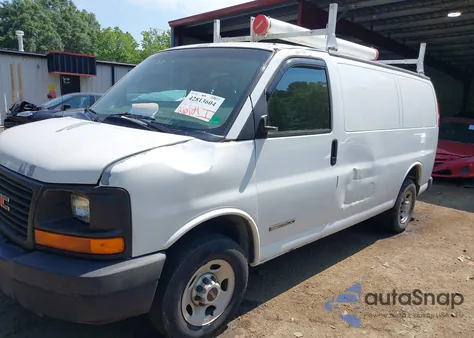 2005 GMC Savana Standard из США, поврежденный, VIN 1GTGG25V151137413